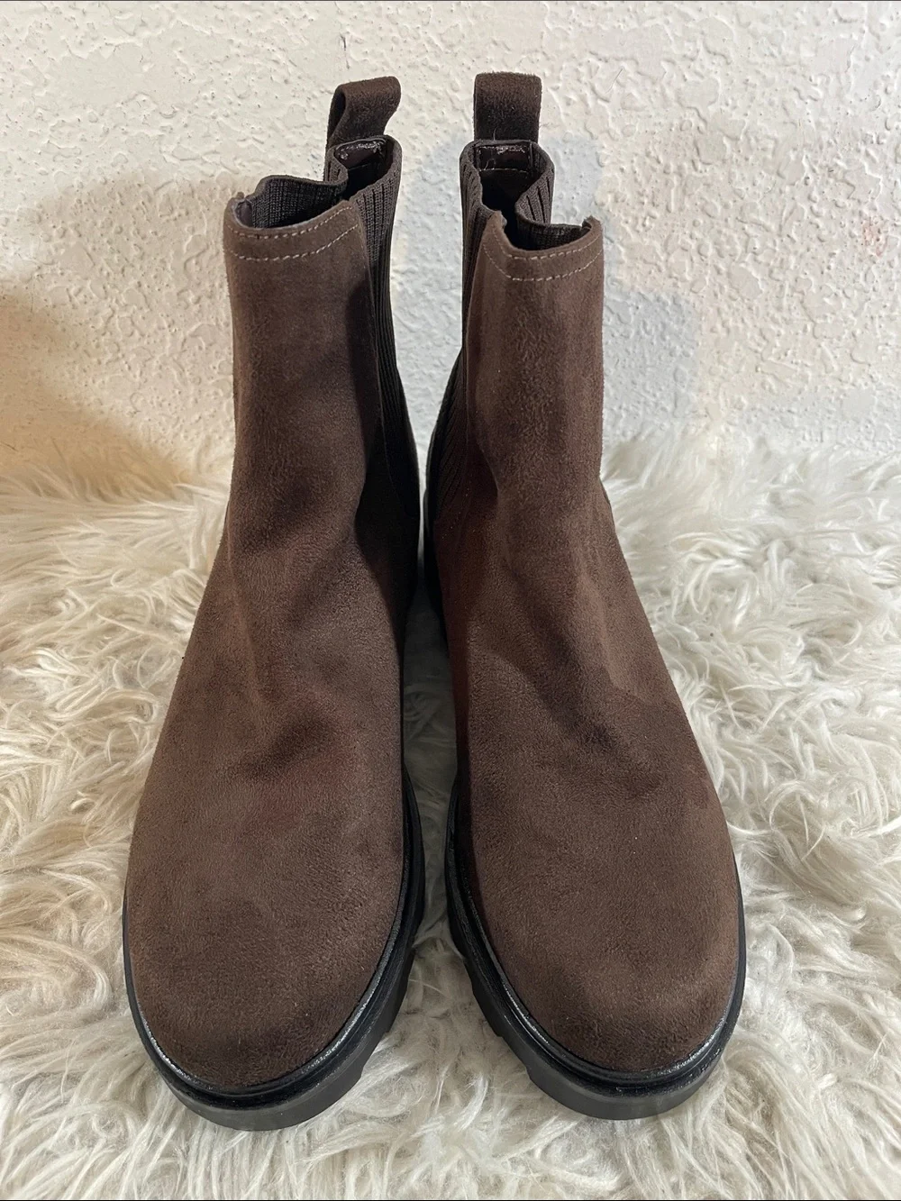 KENSIE Emily Chelsea Boot Dark Brown Round Toe Size 10 NEW